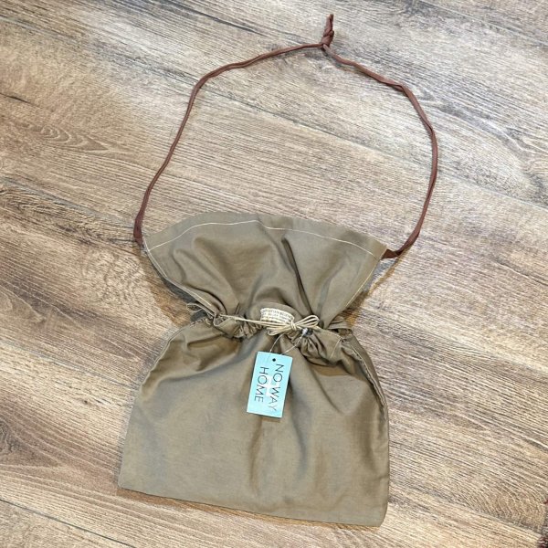 画像4: 40's【ビンテージ】【CHRISTIAN SCIENCE】カーキ 巾着 エプロンバッグ  (4)