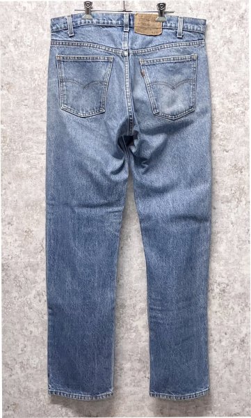 画像4: 80's【USA製】【ビンテージ】【LEVI'S】【リーバイス５０５】505【デニムパンツ】ブルーデニム【36×32】  (4)