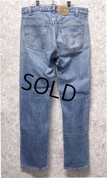 画像4: 80's【USA製】【ビンテージ】【LEVI'S】【リーバイス５０５】505【デニムパンツ】ブルーデニム【36×32】  (4)