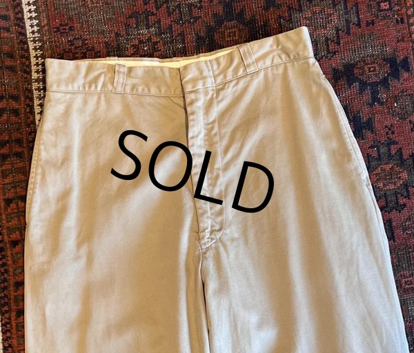 画像4: 【70's】【ビンテージ】U.S.ARMY【米軍実物】【チノパンツ】【チノパン】【30×32】  (4)