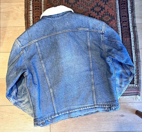 画像3: 【90s~】ビンテージ【Levis】リーバイス 70609-0216【裏ボア付き】【デニムジャケット】ボアジャン サイズXL  (3)