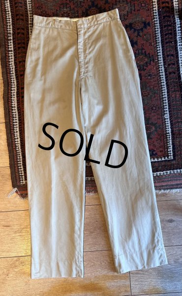 画像2: 【70's】【ビンテージ】U.S.ARMY【米軍実物】【チノパンツ】【チノパン】【30×32】  (2)