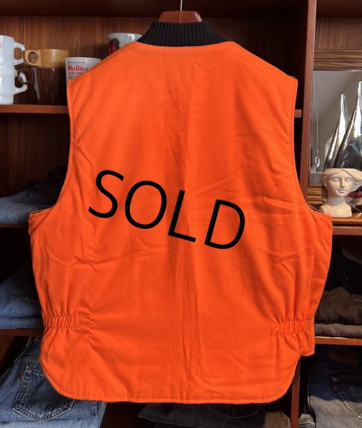 画像5: 【90’s〜】【ビンテージ】【Walls】ウォールズ【リアルツリーカモｘオレンジ】中綿入り【ダウンベスト】【サイズＬ程度】  (5)