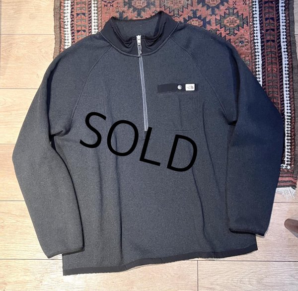 画像1: ビンテージ【ノースフェイス】【the north face】【黒】ブラック【ハーフジップフリース】フリースジャケット【サイズXXL】  (1)