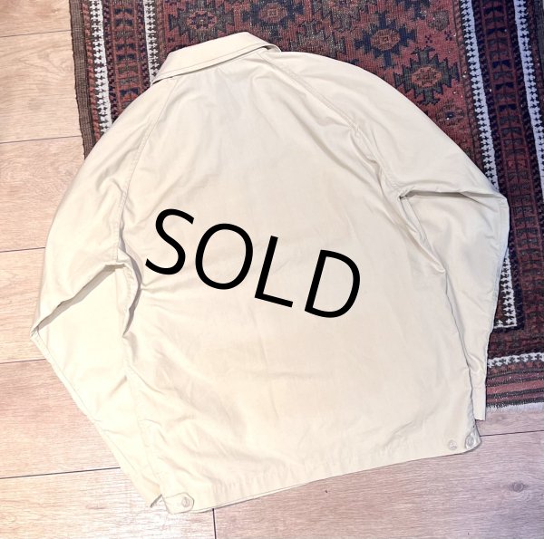 画像3: 70's【ビンテージ】【LONDON FOG】【ロンドンフォグ】【ライトベージュ】【ジップアップブルゾン】【ジップアップジャケット】【US40-long】  (3)