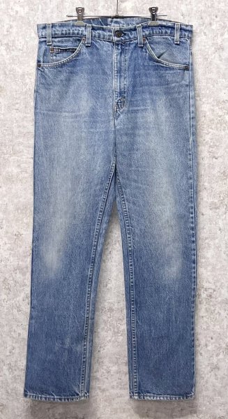 画像1: 80's【USA製】【ビンテージ】【LEVI'S】【リーバイス５０５】505【デニムパンツ】ブルーデニム【36×32】  (1)