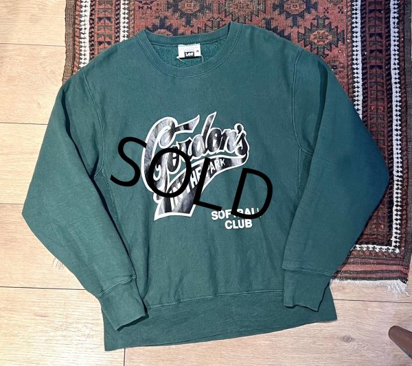 画像1: 90's【USA製】【ビンテージ】【Lee】リー【Gordon's IN THE PARK】【緑】【スウェット】【サイズＬ】  (1)