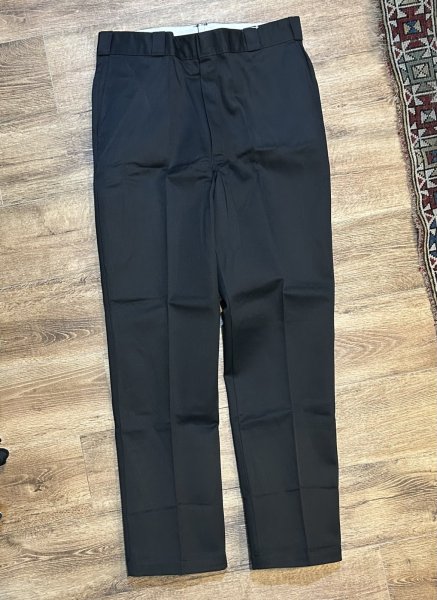 画像2: デッドストック 80's【USA製】ビンテージ【ディッキーズ】【Dickies】【黒】【ワークパンツ】【38ｘ34】  (2)