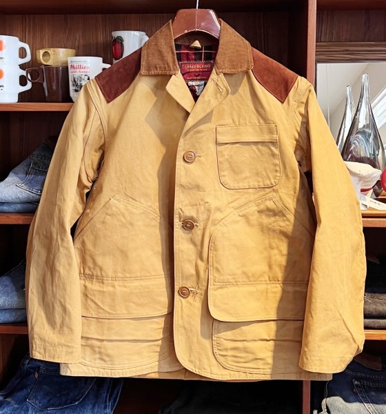 画像1: 〜60's【ビンテージ】【CUMBERLAND】カンバーランド【ライトブラウンｘ裏地赤チェック】【ハンティングジャケット】【US38】   (1)