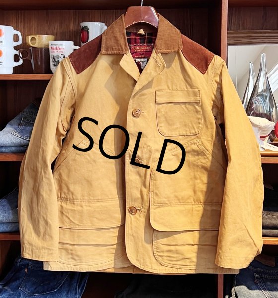 画像1: 〜60's【ビンテージ】【CUMBERLAND】カンバーランド【ライトブラウンｘ裏地赤チェック】【ハンティングジャケット】【US38】   (1)