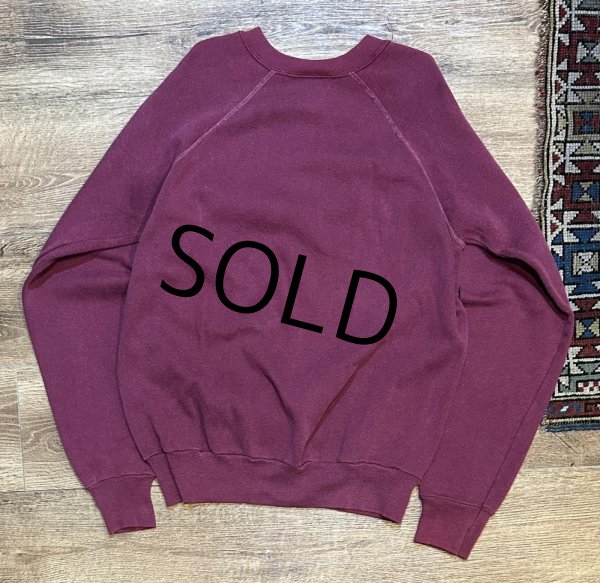 画像3: 90's【ACTIVE WEAR】アクティブウェア【エンジ】無地【スウェット】サイズL  (3)