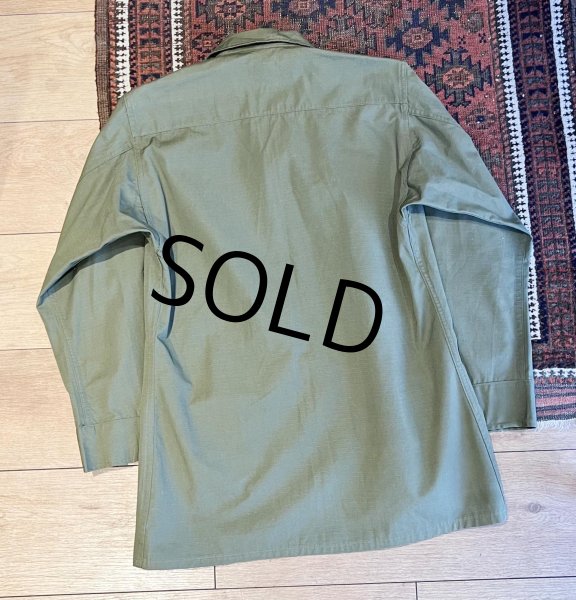 画像3: 【デッドストック】60's【ビンテージ】U.S.ARMY【米軍実物】リップストップ【ジャングルファティーグジャケット】Ｓ-Ｒ   (3)