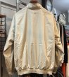 画像4: デッドストック ORVIS【オービス】【ベージュ】裏地赤チェック【ブルゾン】 ジップアップジャケット【サイズL】  (4)