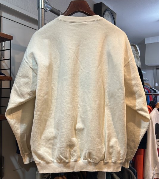 画像3: 90's【USA製】ビンテージ【LEE】【リー】【生成り】【猫】ねこ【What is the sound of one cat happing?】【スウェット】【サイズL】  (3)