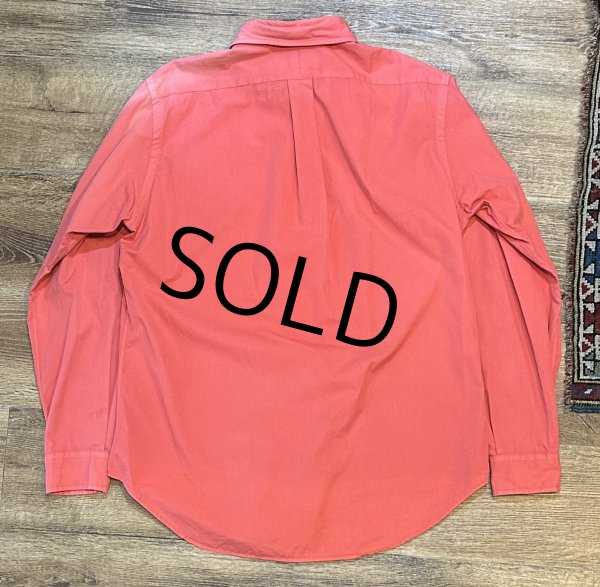 画像3: ビンテージ POLO RALPH LAUREN【ポロラルフローレン】【CLASSIC FIT】胸刺繡ロゴ入り【薄紅色】【ボタンダウンシャツ】【サイズM】   (3)