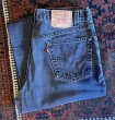 画像1: ∼90’s 【USA製】【ビンテージ】【LEVI'S】【リーバイス５５０】550 黒 ブラック デニムパンツ 【36ｘ34】  (1)