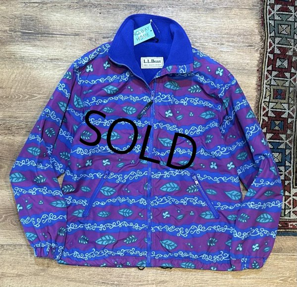 画像3: ~90's【ビンテージ】L.L.Bean【ＬＬビーン】【総柄】裏地フリース【3シーズンジャケット】【Ｍ程度】  (3)