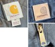 画像2:  ビンテージ【carhartt】【カーハート】【黒】アクティブジャケット【ダック地】【フルジップパーカー】【サイズXL】  (2)