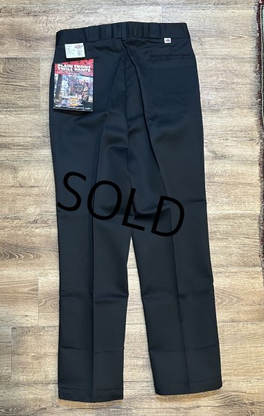 画像4: デッドストック 80's【USA製】ビンテージ【ディッキーズ】【Dickies】【黒】【ワークパンツ】【38ｘ34】  (4)