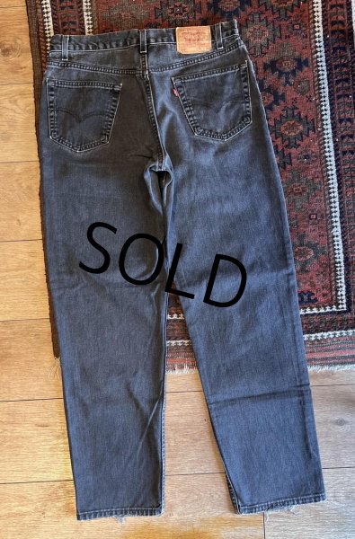 画像5: ∼90’s 【USA製】【ビンテージ】【LEVI'S】【リーバイス５５０】550 黒 ブラック デニムパンツ 【36ｘ34】  (5)