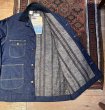 画像4: デッドストック【ビンテージ】【Montgomery Ward】モンゴメリワード【裏地ブランケット付き】【デニムカバーオール】【US44】  (4)