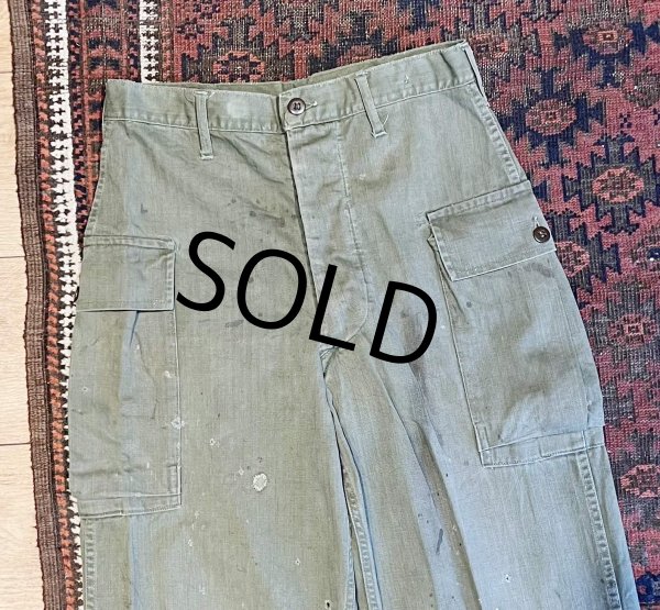 画像4: 【40s】【ビンテージ】米軍実物【U.S.ARMY】【M-43】【HBTパンツ】【フィールドパンツ】【30ｘ33】  (4)