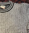 画像4: 80’s ノルウェー製【L.L.Bean】【ＬＬビーン】【バーズアイ】【白×黒】【ウールニットセーター】【サイズＬ】  (4)