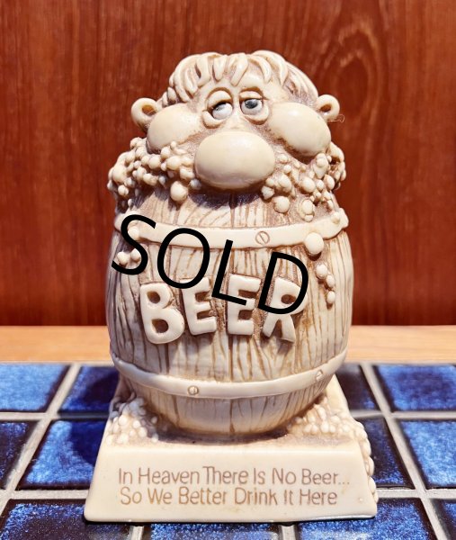 画像1: 70’ｓ USA製【ビンテージ】アンティーク【BEER】【メッセージドール】  (1)