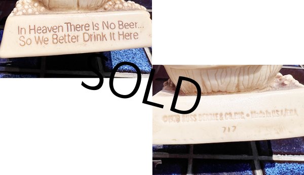 画像2: 70’ｓ USA製【ビンテージ】アンティーク【BEER】【メッセージドール】  (2)