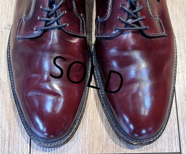 画像4: 【デッドストック】USA製【ビンテージ】【ボストニアン】【BOSTONIAN IRON AGE】スチールトゥ入り【ブラウン】プレーントゥシューズ【レザーシューズ】【US9 D/B】【27cm程度】  (4)