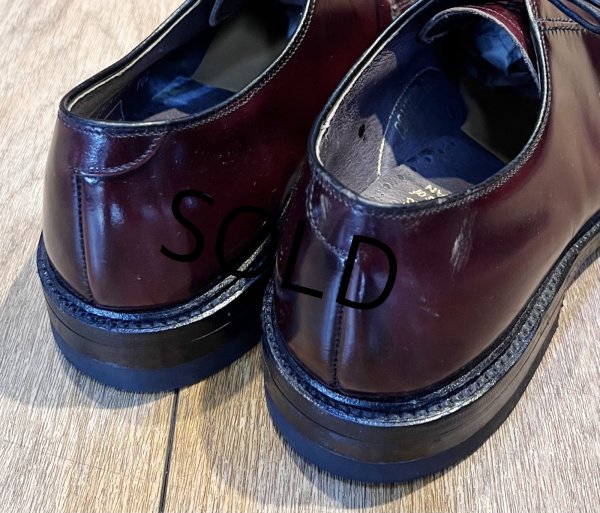 画像3: 【デッドストック】USA製【ビンテージ】【ボストニアン】【BOSTONIAN IRON AGE】スチールトゥ入り【ブラウン】プレーントゥシューズ【レザーシューズ】【US9 D/B】【27cm程度】  (3)