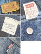 画像2: 90’s【USA製】ビンテージ【LEVI'S】【リーバイス】【70417-9318】【裏地青チェック】【デニムジャケット】【サイズＭ】  (2)