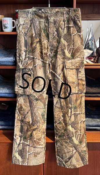 画像3: 【デッドストック】【ビンテージ】hardwoods REAL TREE リアルツリーカモ カーゴパンツ【W40程度】  (3)