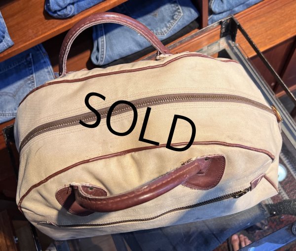 画像6: 70's~【ビンテージ】【L.L.Bean】エルエルビーン【筆記体タグ】【ボストンバッグ】ハンドルレザー  (6)