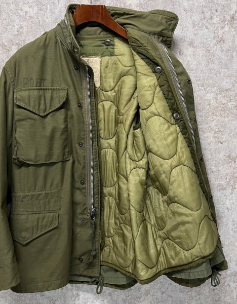画像4: 【70's】ビンテージ U.S.ARMY【米軍実物】【2型】【セカンド】【M-65】【アルミジップ】ライナー付き【フィールドジャケット】【S-R】  (4)