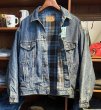画像3: 90’s【USA製】ビンテージ【LEVI'S】【リーバイス】【70417-9318】【裏地青チェック】【デニムジャケット】【サイズＭ】  (3)