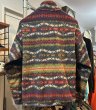 画像3: 90s ビンテージ【パタゴニア】patagonia【雪無し】紫x緑xエンジ【サカジャウィア柄】【スナップT】【フリースプルオーバー】【サイズL】  (3)