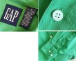 画像2: 90’ｓ【ビンテージ】【オールドギャップ】【GAP】【緑】無地【コットンシャツ】【サイズＳ】  (2)