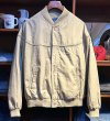 画像1: 【ビンテージ】【TOWN CRAFT】タウンクラフト【ベージュ】【カップショルダージャケット】【ジップアップブルゾン】【ダービージャケット】【サイズＬ】  (1)