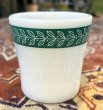 画像4: アンティーク【PYREX】パイレックス【オールドパイレックス】【グリーンローレル】ミルクマグ【マグカップ】 (4)