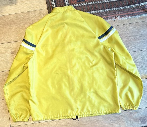 画像3: 【ビンテージ】【SEARS】【シアーズ】【マスタード】【ナイロン】【ジップアップブルゾン】【サイズL】  (3)