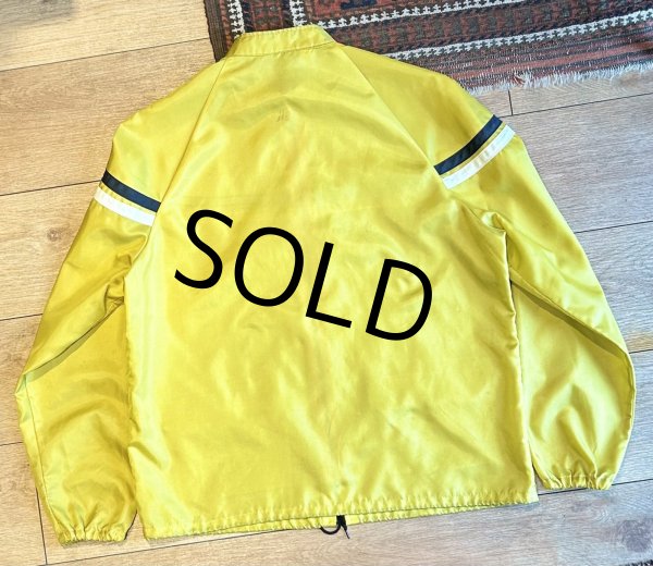 画像3: 【ビンテージ】【SEARS】【シアーズ】【マスタード】【ナイロン】【ジップアップブルゾン】【サイズL】  (3)
