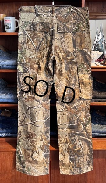 画像4: 【デッドストック】【ビンテージ】hardwoods REAL TREE リアルツリーカモ カーゴパンツ【W40程度】  (4)
