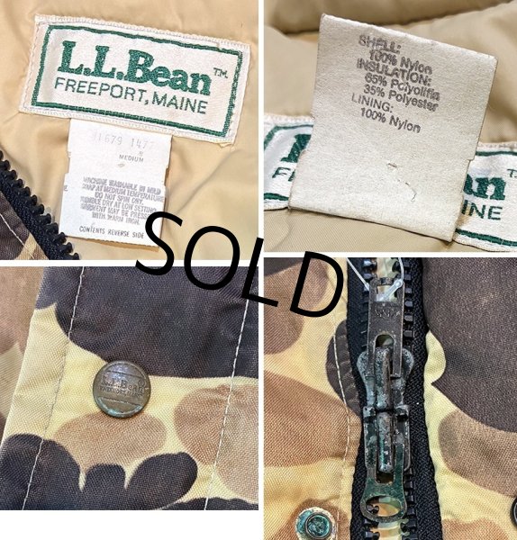 画像2: 80's【ビンテージ】【ＬＬビーン】【L.L.Bean】【ダックハンターカモ】カモ柄 シンサレート入り【マウンテンパーカー】【サイズM】  (2)