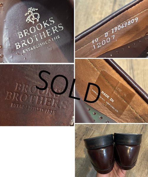 画像2: ビンテージ【ブルックスブラザーズ】ブラウン【ペニーローファー】【10D】【28cm程度】  (2)