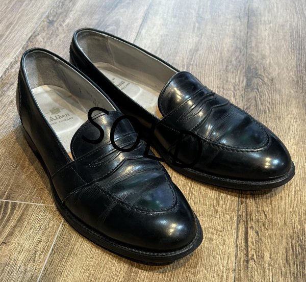 画像1: USA製【オールデン】【Alden】黒【ローファー】ペニーローファー【レザーシューズ】【US12 A/C】  (1)
