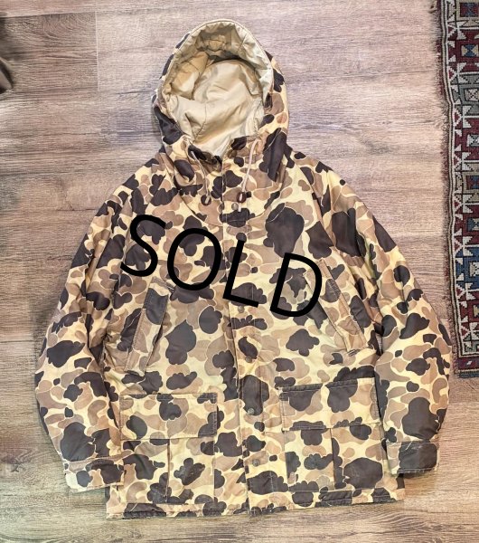 画像1: 80's【ビンテージ】【ＬＬビーン】【L.L.Bean】【ダックハンターカモ】カモ柄 シンサレート入り【マウンテンパーカー】【サイズM】  (1)