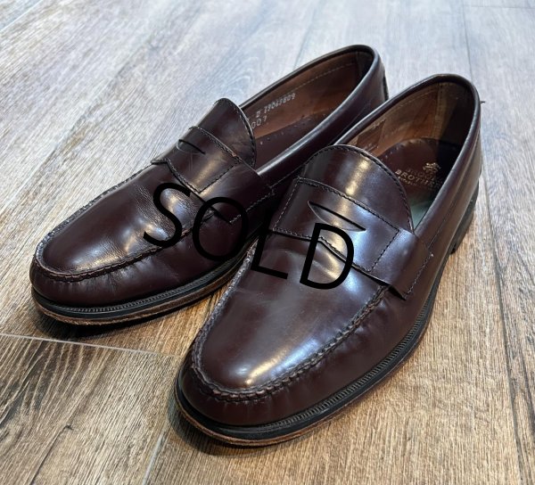 画像1: ビンテージ【ブルックスブラザーズ】ブラウン【ペニーローファー】【10D】【28cm程度】  (1)