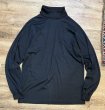 画像1: 90'ｓ【USA製】【L.L.Bean】LLビーン ビンテージ【黒】無地【タートルネックロンT】【サイズXL】  (1)