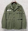 画像1: 40's【ビンテージ】【米軍実物】U.S.ARMY【M-43】FLECK 【HBT】【13スターボタン】【ジャケット】ユーティリティシャツ【US38R】  (1)